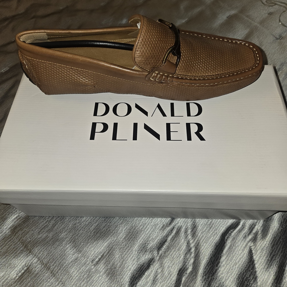 Donald J. Pliner Men's Brown Textured Loafers